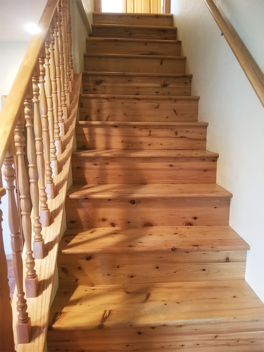 Custom Railings for Wood Stairs