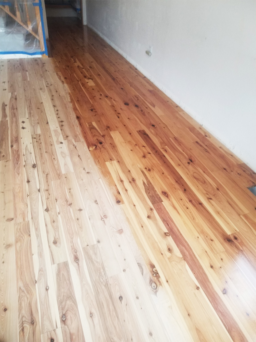 Refinished Wood Flooring