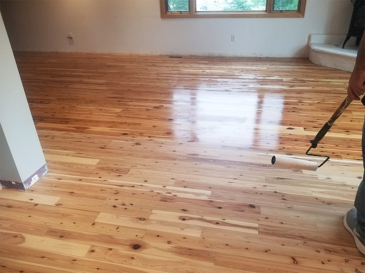 Wood Flooring Lacquering