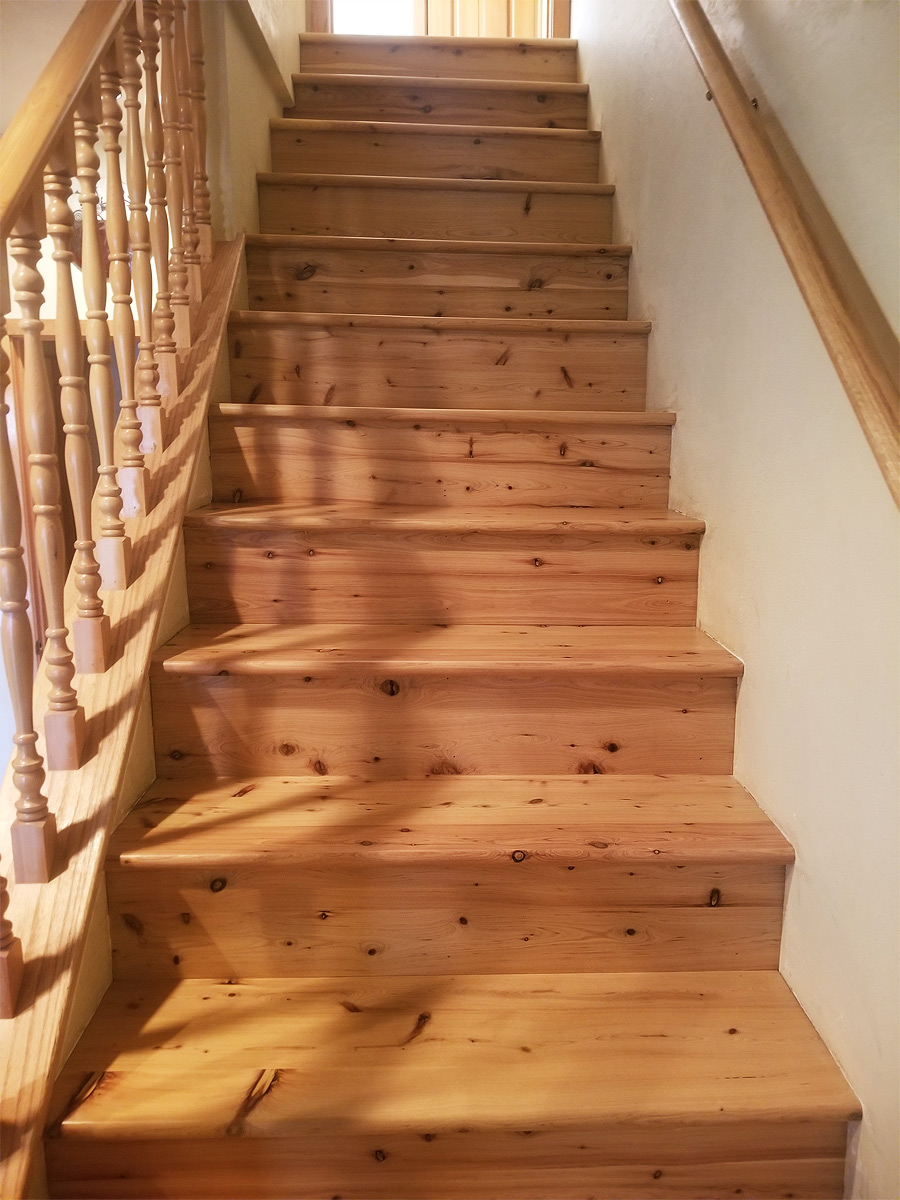 Custom Wood Stairs Full View