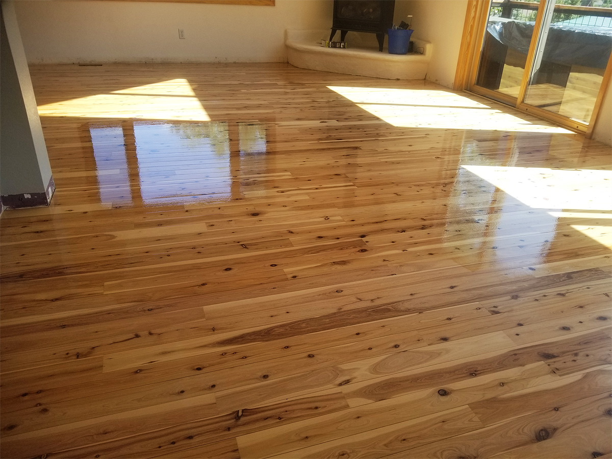 Lacquered Wood Floor
