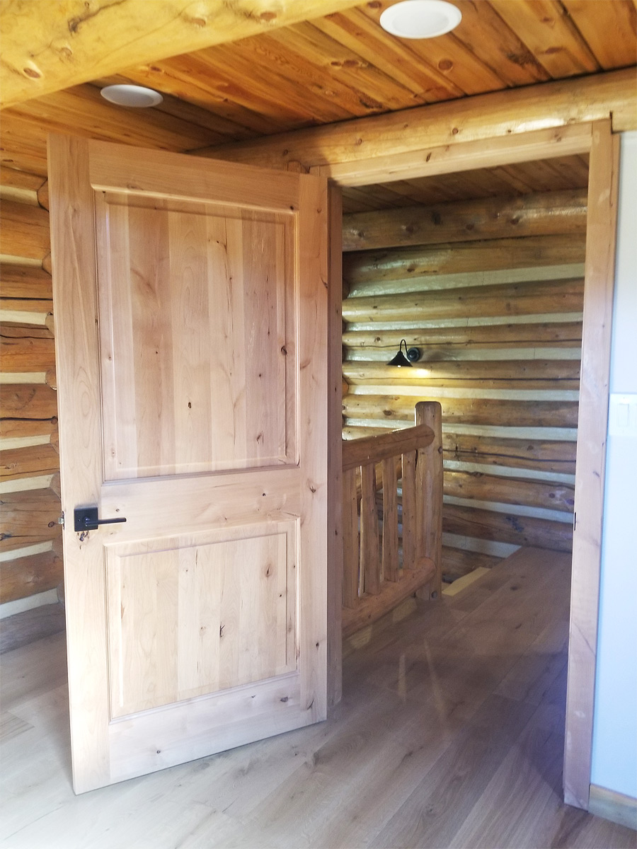 New Door for Log Home
