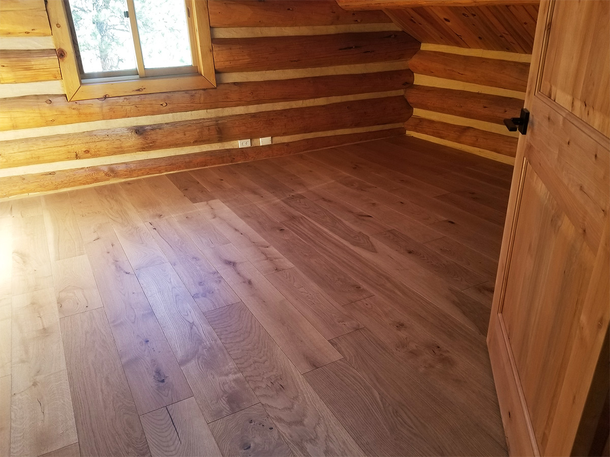 Room View Reconditioned Log Home