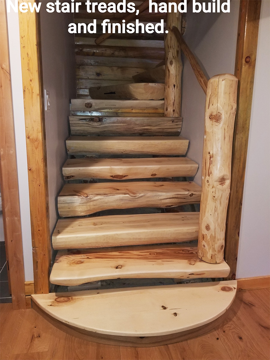 New Hand Built Stair Treads