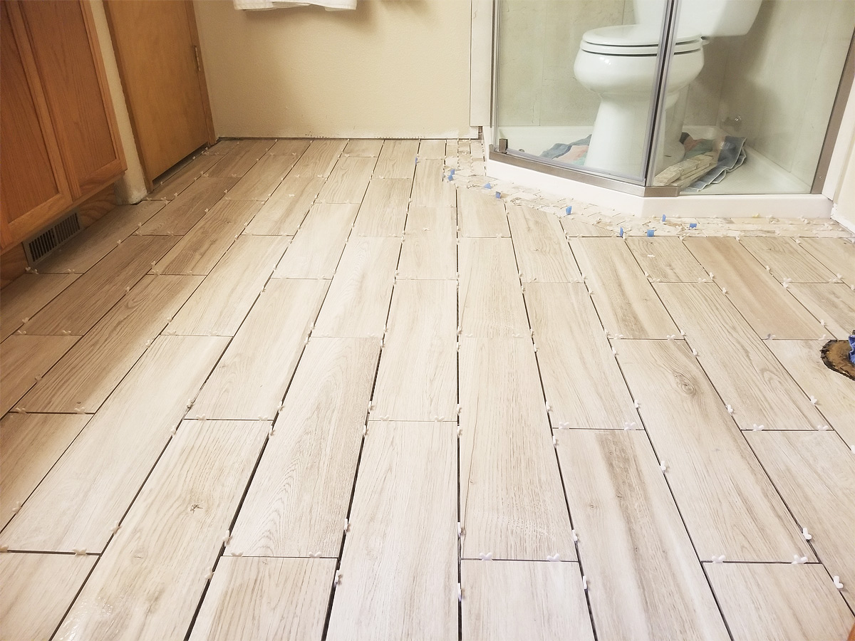 Bathroom Flooring Project Layout