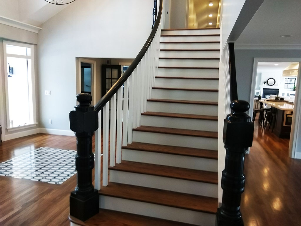 Custom Stairway and Railing