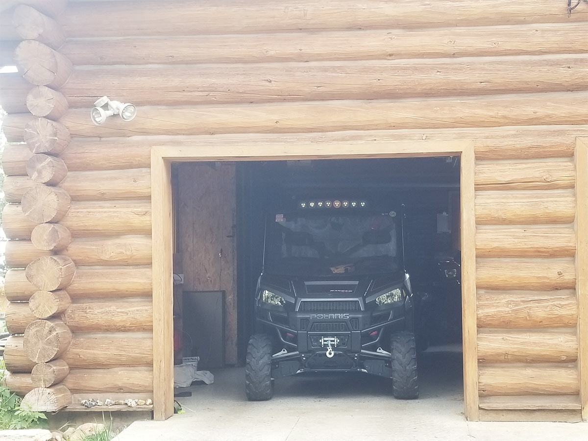 Log Home Garage