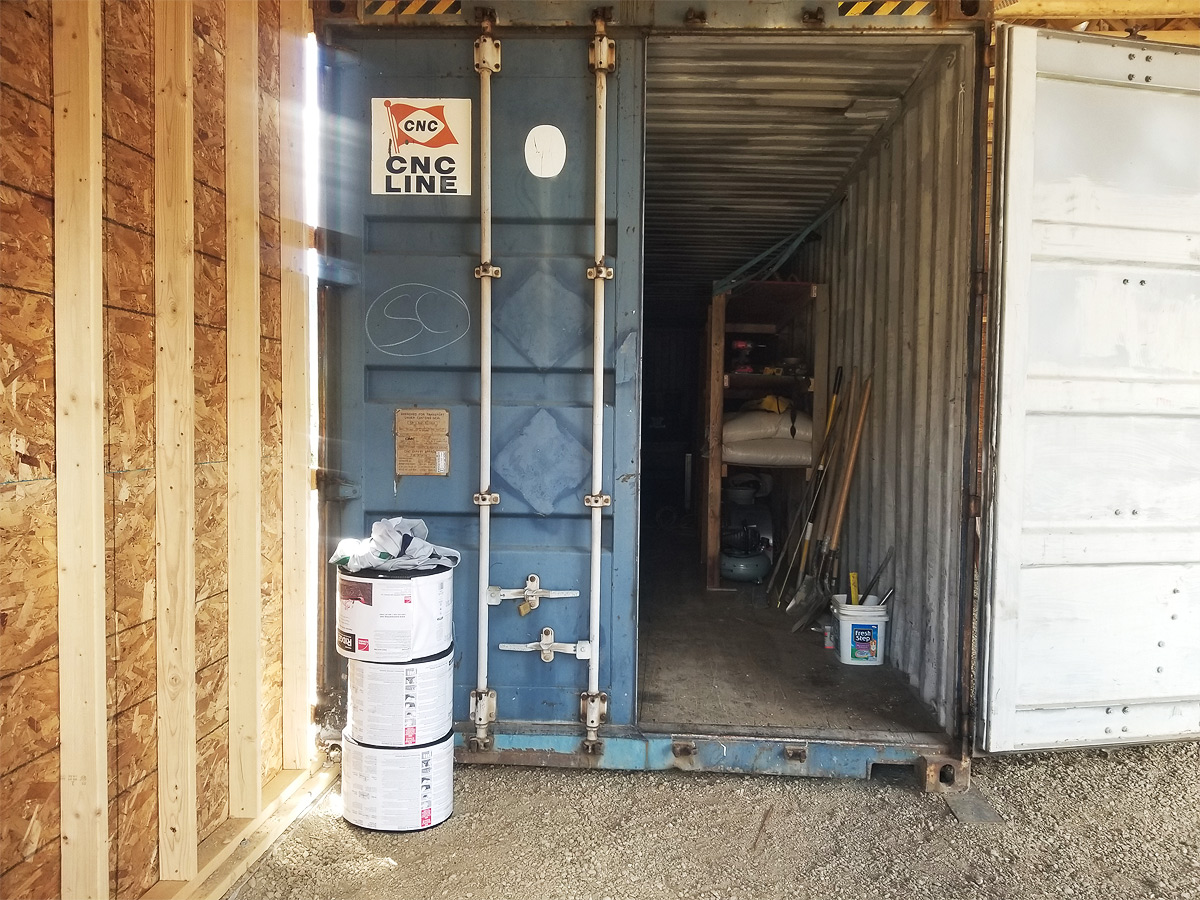 Construction Storage Container View