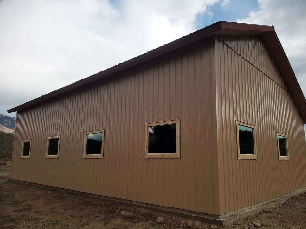 Completed Storage Building View 2