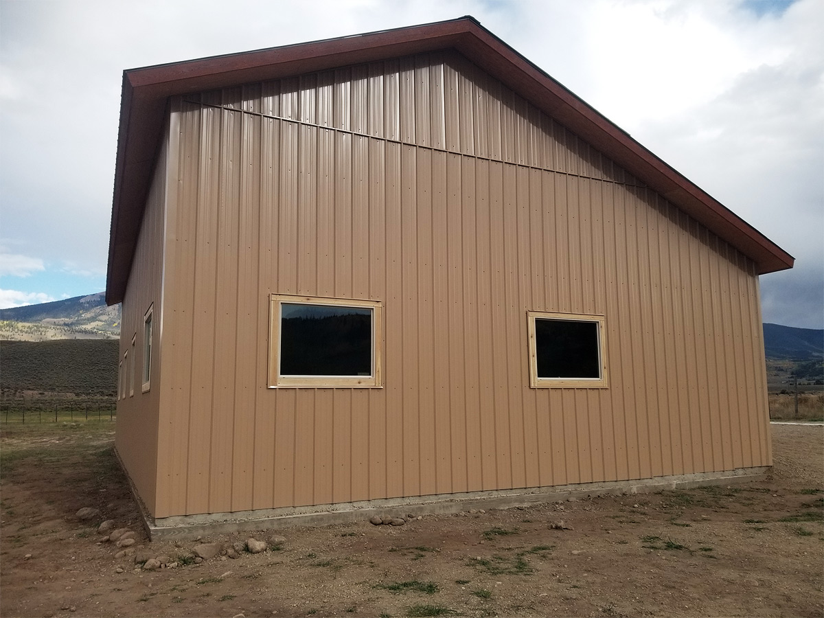 Completed Storage Building View 4