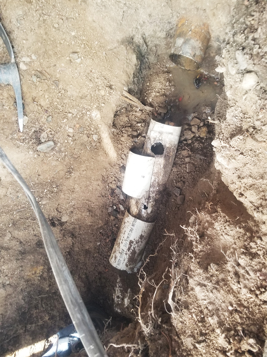 Outside Sewer Line Repair