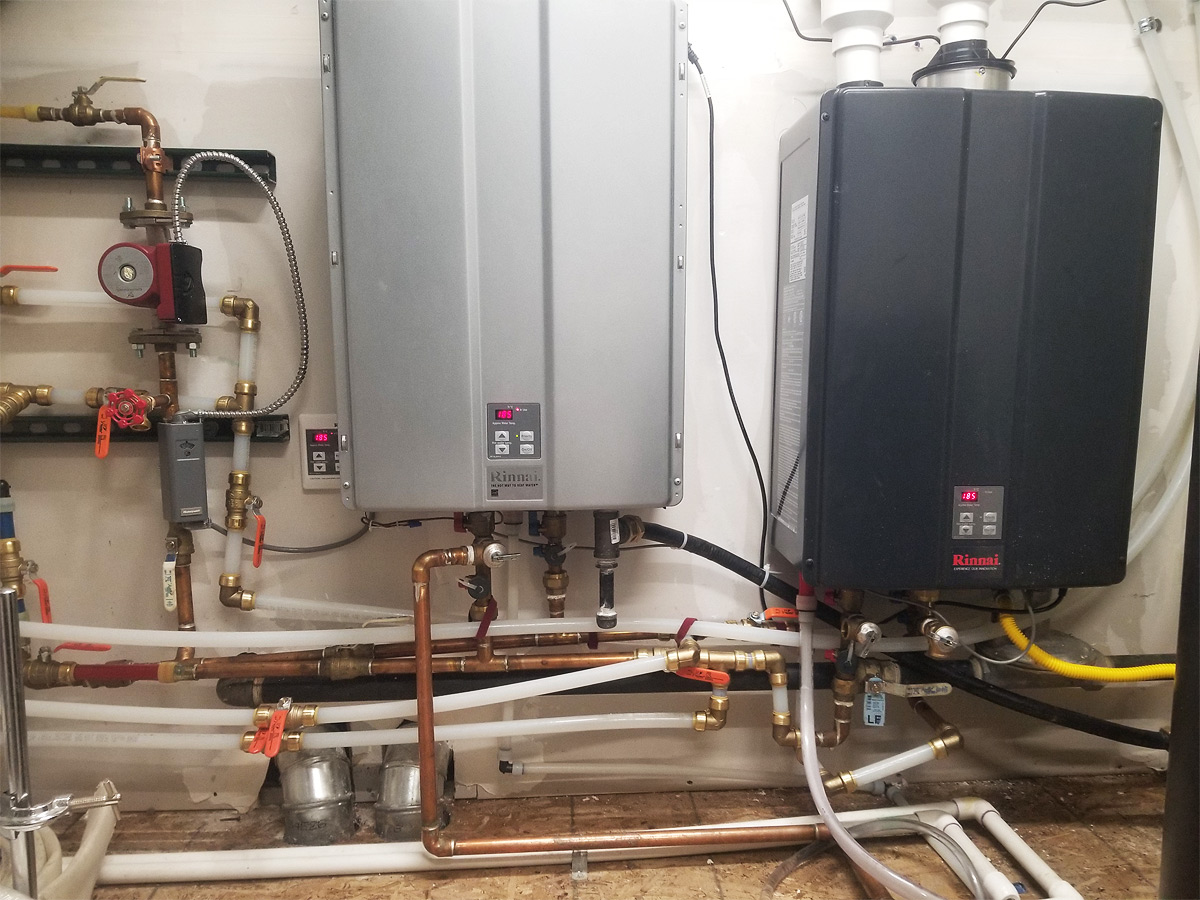 Plumbing Rinnai Tankless Water Heater System