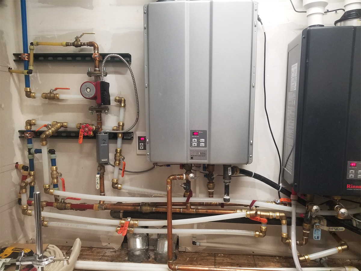 Plumbing Rinnai Tankless Water Heater System