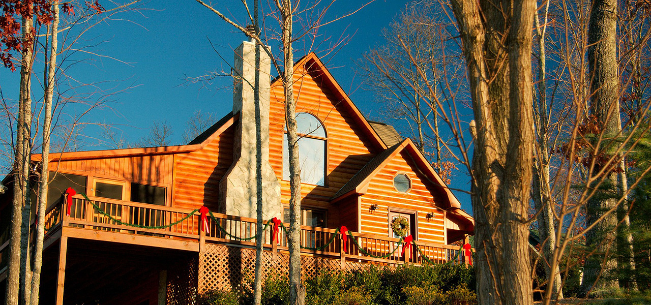 Southern Yellow Pine Log Home