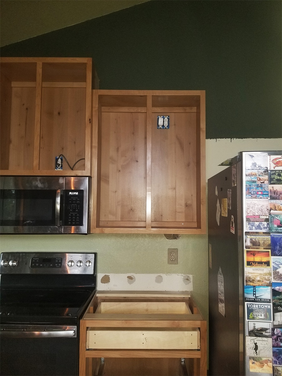 Cabinet View over Stove