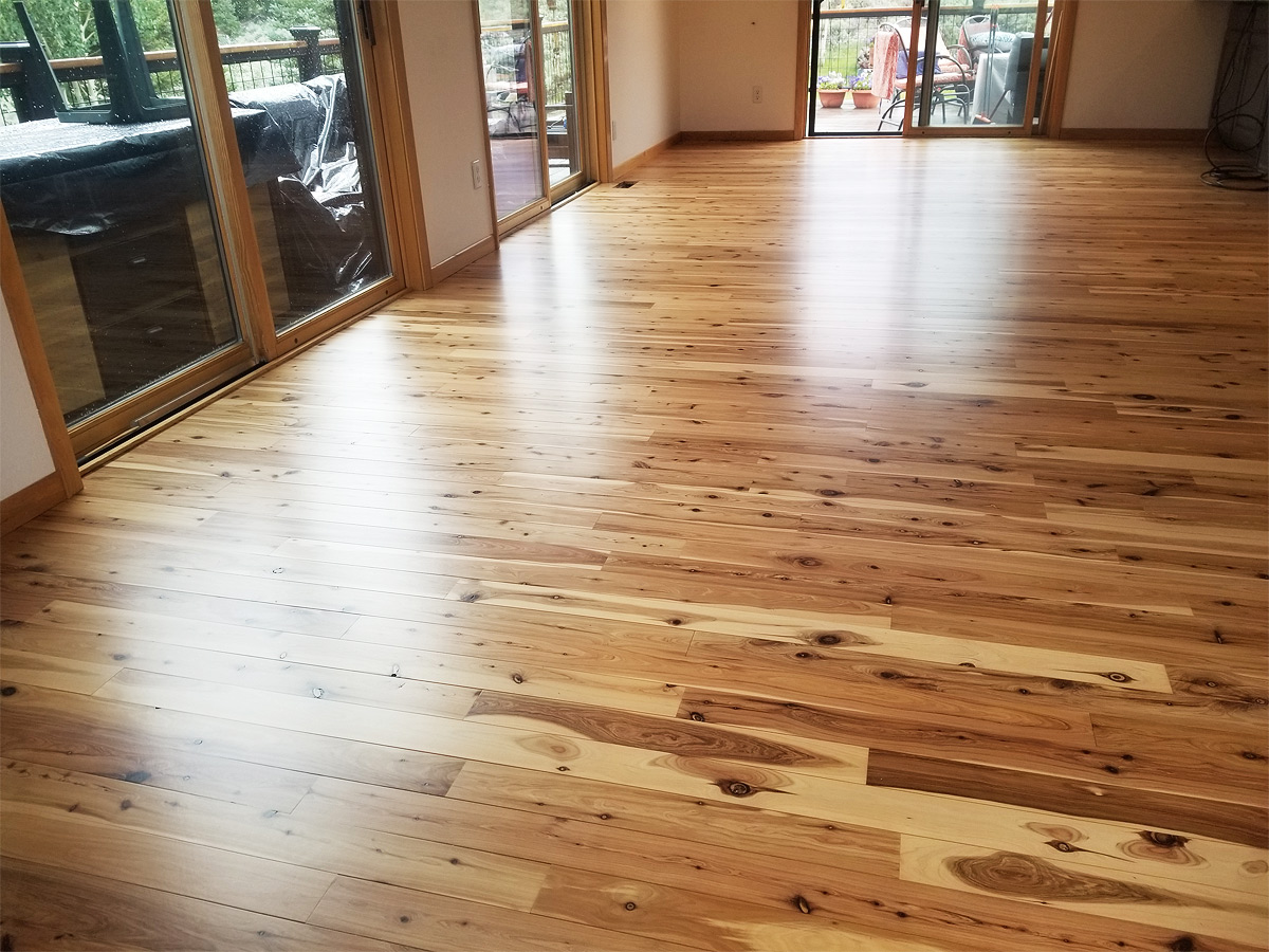 Room View of Refinished Flooring