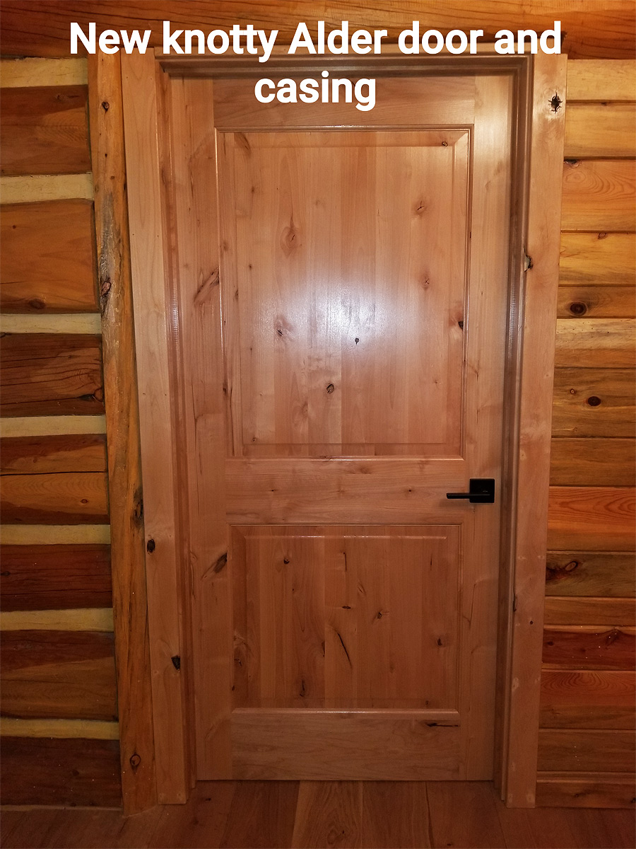 Knotty Alder Door and Casing