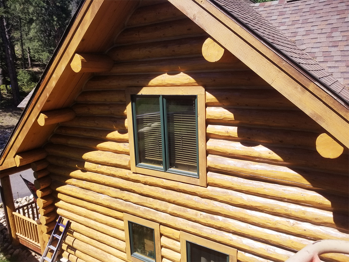 Log Home Upper Floor