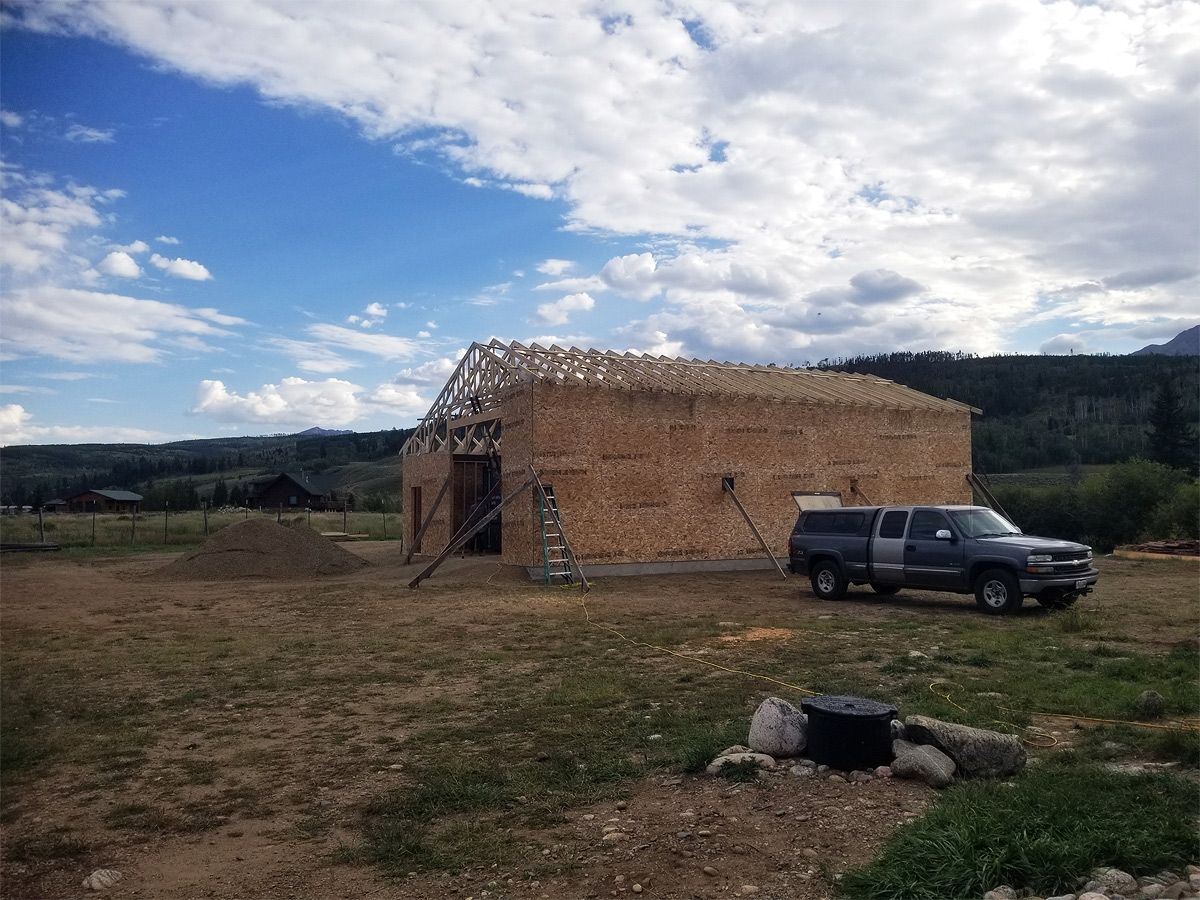 Construction Framed with OSB