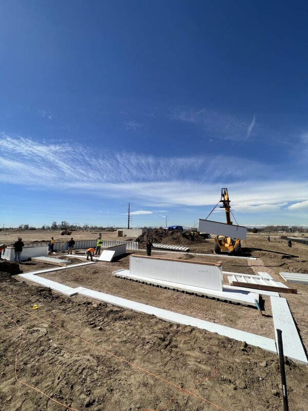 Modular Foundation Install Footings