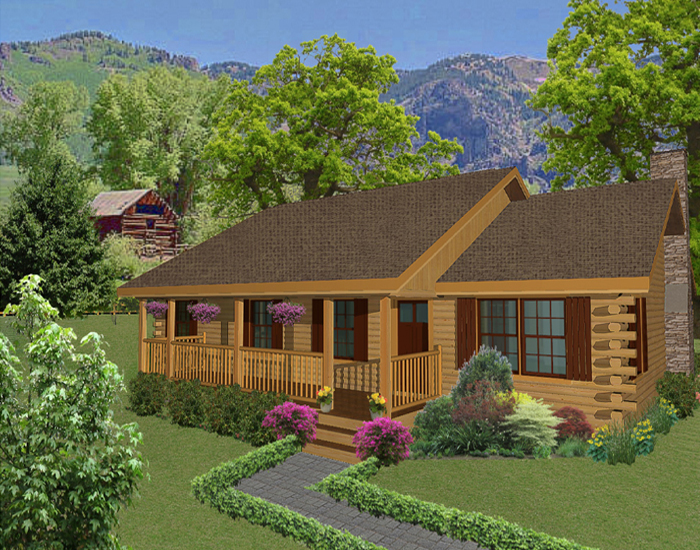 Log Home Kit Saratoga