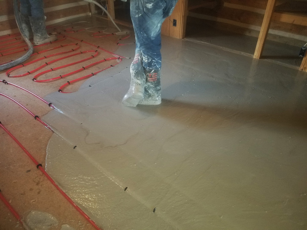 Radiant Heating Floor Surfacing