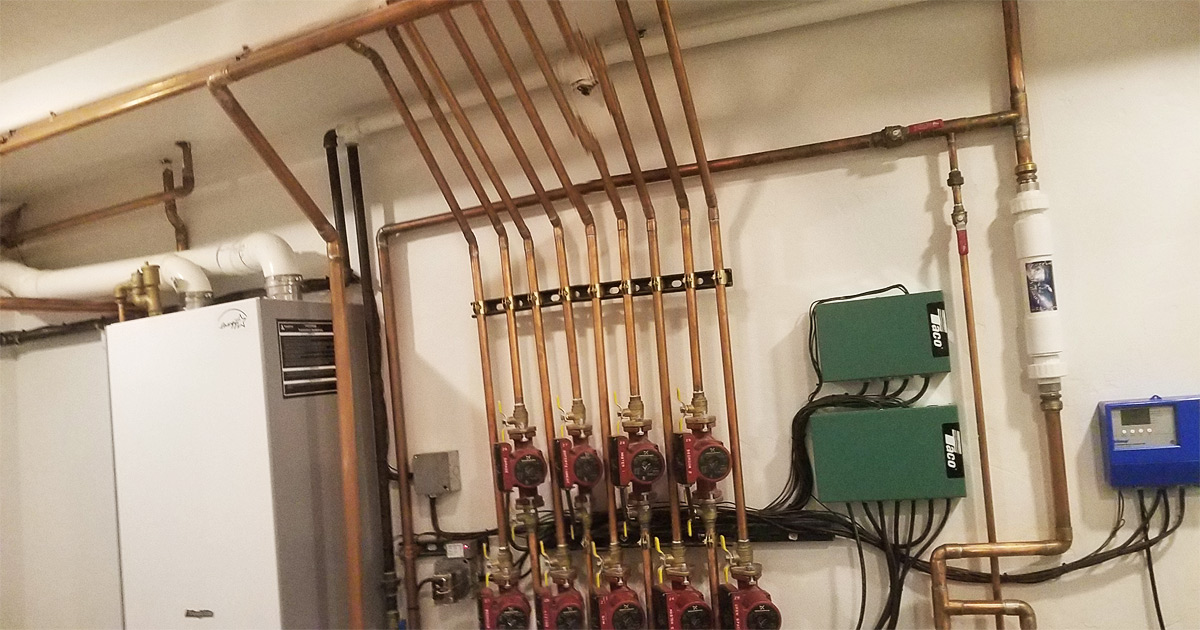 Plumbing Hot Water Heating View