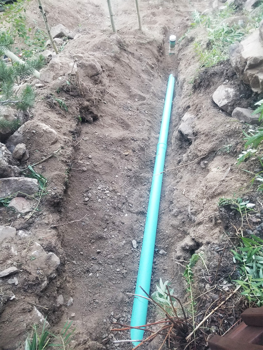 Repairing Drain Field Pipe