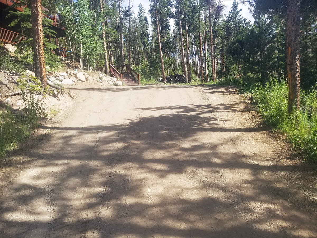 Filled In Driveway after Plumbing Repair