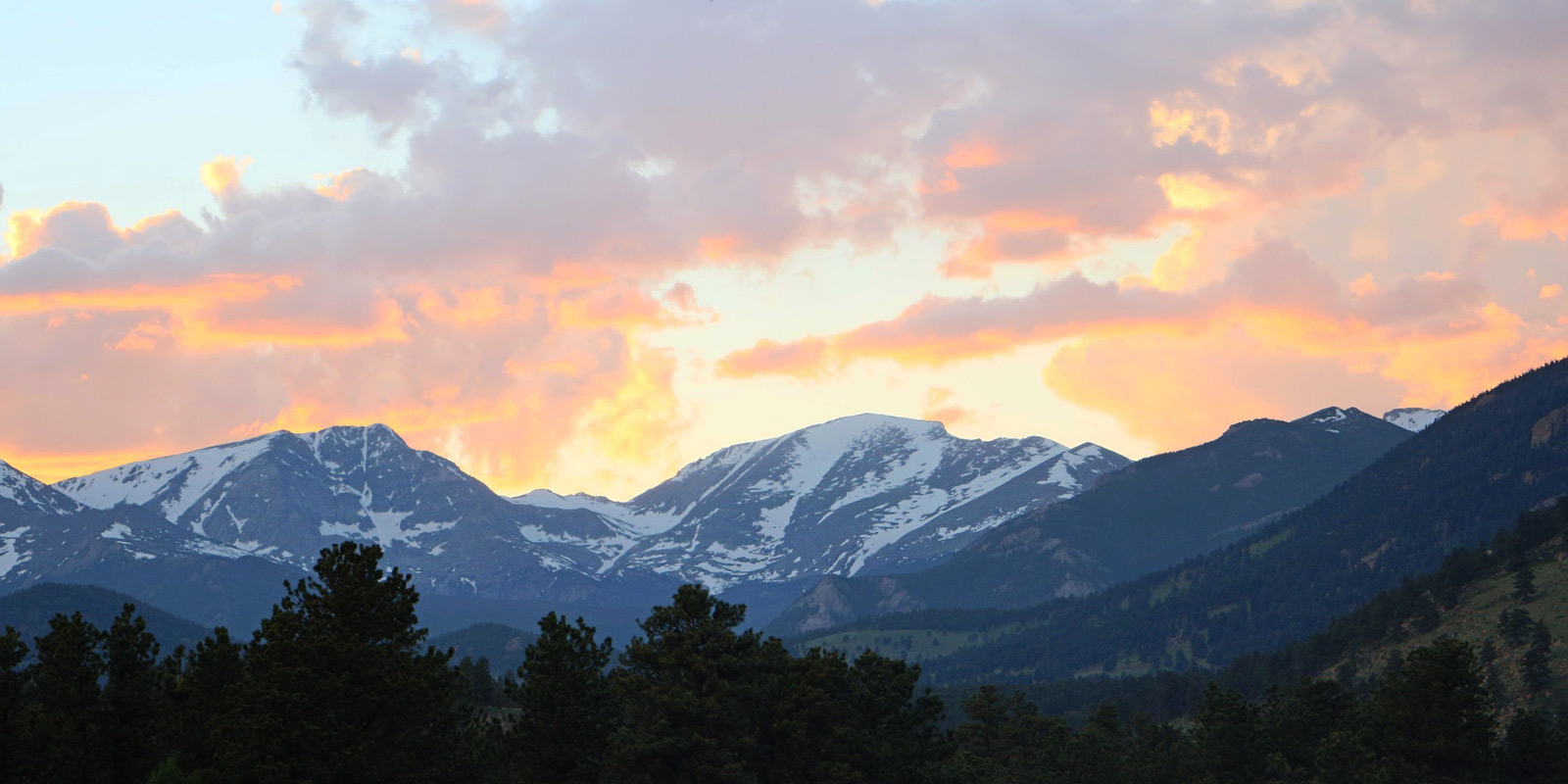 Rocky Mountain sunset